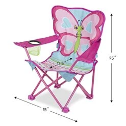 Melissa & Doug Cutie Pie Butterfly Camp Chair (Frustration-Free Packaging) , Pink -Safavieh Furniture 41hRlxtZRkL