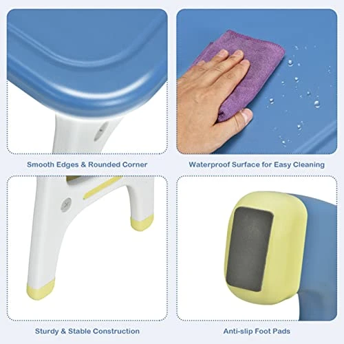 TUOCHUFUN Kid's Drawing Table And Chair Set With Montessori Toys, Activity Table For Toddlers Children Desk Snack Time Homeschooling Homework Gift For Boy & Girl 3 TUOCHUFUN Kid's Drawing Table And Chair Set With Montessori Toys, Activity Table For Toddlers Children Desk Snack Time Homeschooling Homework Gift For Boy & Girl - Image 3