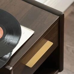 BDDIE Nightstand Bedside Table Simple Semi-Open Locker Living Room Bedroom Bedside Table Storage Cabinet Wooden Small Cabinet End Table For Bedroom, Living Room, College Dorm -Safavieh Furniture 41iUA54QIbL