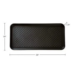 Stalwart 75-ST6012 All Weather Boot Tray-Water Resistant Plastic Utility Shoe Mat For Indoor And Outdoor Use In All Seasons (Black), Large 13 Stalwart 75-ST6012 All Weather Boot Tray-Water Resistant Plastic Utility Shoe Mat For Indoor And Outdoor Use In All Seasons (Black), Large -Safavieh Furniture 41iuoViNsiL
