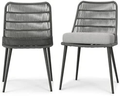 SIMPLIHOME Naya Cube Pouf, Footstool, Upholstered In Patterned Grey Melange Hand Woven Cotton, For The Living Room, Bedroom And Kids Room, Transitional, Boho -Safavieh Furniture 41ixpUajCHL. AC