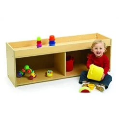 Children’s Factory - Angeles Value Line Toddler Storage With Mirror Back, ANG7177, Kids Cubbies, Tummy Time Furniture, Preschool Or Daycare Shelves -Safavieh Furniture 41kJ7Trhh4L