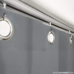 Ceiling Track Room Divider Kit - XXX-Large A, 8ft Tall X 14ft - 18ft Wide (Slate Gray) -Safavieh Furniture 41kT6So5WwL