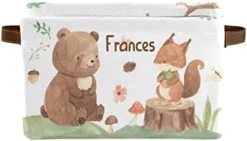 Pink Striped Dancer Girls Personalized Large Storage Box For Toy,Bathroom,Nursery,Home Kitchen Shelves,Custom Closet Decorative Storage Bins 1 Pack -Safavieh Furniture 41l8pmv4UQL. AC