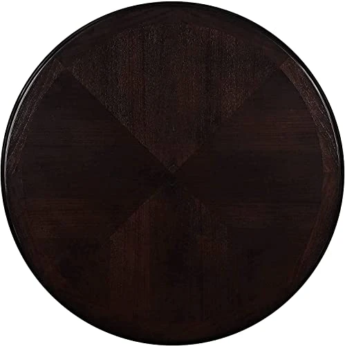 New Classic Furniture Gia 5-Piece Round Counter Height Dining Set With 1 Dining Table And 4 Chairs, 42-Inch, Ebony 4 New Classic Furniture Gia 5-Piece Round Counter Height Dining Set With 1 Dining Table And 4 Chairs, 42-Inch, Ebony - Image 4