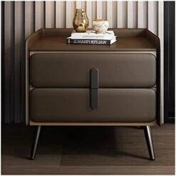 Indoor Bedrooms Nightstand Bedside Cabinet Whole Cabinet Small Cabinet Locker Master Bedroom High-end Bedside Table Living Room TV Side Cabinet With Drawer Cabinet Nightstand Side Table ( Color : H2 , -Safavieh Furniture 41lNDXWimL. AC