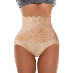 MatureGirl Sexy Panties Women Spring High Waist Shapewear Short Pants Women Slimming Women Underwear All One Bodysuit (Gold, XXXXL)