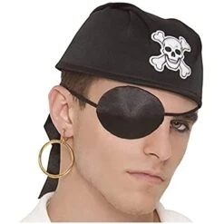 Amscan Pirate Earring & Eye-Patch | Costume Accessories | 2 Pcs -Safavieh Furniture 41lqzLaIfpS