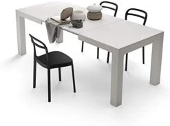 Mobili Fiver, Iacopo Extendable Dining Table, Concrete Grey, Made In Italy -Safavieh Furniture 41m32AUPMbL. AC