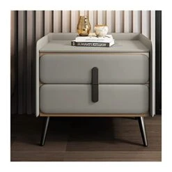 Indoor Bedrooms Nightstand Bedside Cabinet Whole Cabinet Small Cabinet Locker Master Bedroom High-end Bedside Table Living Room TV Side Cabinet With Drawer Cabinet Nightstand Side Table ( Color : H2 ,