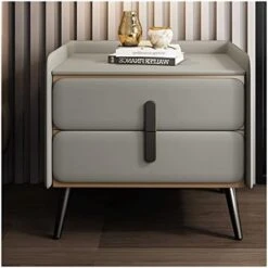 Indoor Bedrooms Nightstand Bedside Cabinet Whole Cabinet Small Cabinet Locker Master Bedroom High-end Bedside Table Living Room TV Side Cabinet With Drawer Cabinet Nightstand Side Table ( Color : H2 , -Safavieh Furniture 41m3bnIHVWL. AC