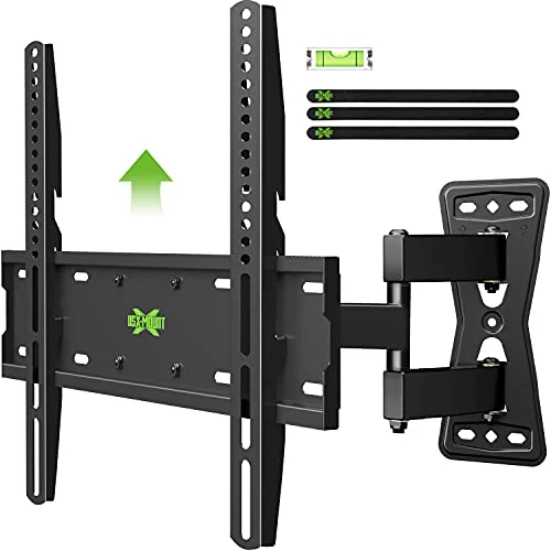 USX MOUNT Full Motion TV Wall Mount For Most 26-55in TV, Pre-Assembled Wall TV Bracket With Swivel Tilt Extension Height Setting, TV Centering & Corner Design, Up To VESA 400x400mm, Load 80 Lbs 1 USX MOUNT Full Motion TV Wall Mount For Most 26-55in TV, Pre-Assembled Wall TV Bracket With Swivel Tilt Extension Height Setting, TV Centering & Corner Design, Up To VESA 400x400mm, Load 80 Lbs