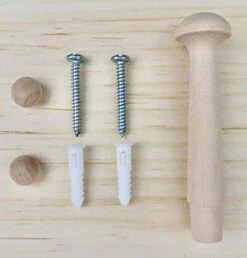 36" Shaker Peg Rack Unfinished -Safavieh Furniture 41m7TRJkkbL 1