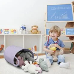 XUANGUO Rope Laundry Basket Hamper For Clothes Woven Storage Basket For Living Room Bedroom Boho Tall Rope Baskets For Blanket Toys Pillow Towels Baby Nursery Hamper Bin Large Purple Or Lavendor -Safavieh Furniture 41mZMaEvMWL