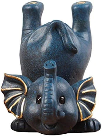 TEEGUI New Creative Homes Resin Decoration Animal Glasses Frame Color Painting Resin Crafts Decoration Solar Pagoda Garden Statue (C, One Size) 7 TEEGUI New Creative Homes Resin Decoration Animal Glasses Frame Color Painting Resin Crafts Decoration Solar Pagoda Garden Statue (C, One Size) - Image 7