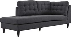 Modway Empress Mid-Century Modern Upholstered Fabric Side Armless Lounge Accent Chair Azure -Safavieh Furniture 41n0NOmugLL. AC