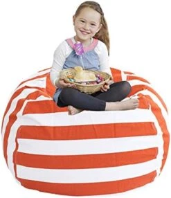 CALA Stuffed Animal Storage Bean Bag Chair-Cover Only- Extra Large 38" Kids Soft Toy Storage - 100% Cotton Canvas Bean Bag Chair(Camouflage) -Safavieh Furniture 41n2VQXlilL. AC