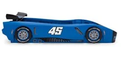Delta Children Sport Race Car Twin Bed, Blue -Safavieh Furniture 41nQFdpK7CL