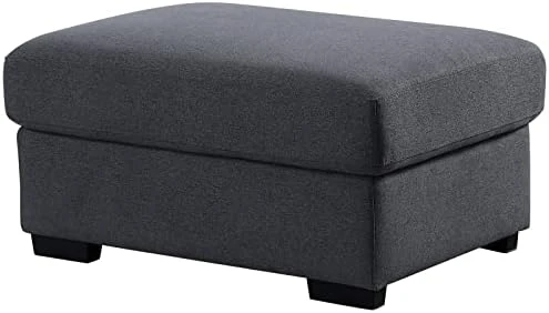 Asunflower Extra Arm Less Fabric Couches For Modular Sectional Sofa Couch Set Middle Part Sectional Couch, Deep Grey 7 Asunflower Extra Arm Less Fabric Couches For Modular Sectional Sofa Couch Set Middle Part Sectional Couch, Deep Grey - Image 7