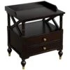 IRDFWH Contemporary 2 Drawer Nightstand For Small Spaces Bedroom