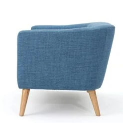 GDFStudio Christopher Knight Home Bridie Mid-Century Modern Loveseat, Muted Blue Fabric 10 GDFStudio Christopher Knight Home Bridie Mid-Century Modern Loveseat, Muted Blue Fabric -Safavieh Furniture 41p91E9CdPL