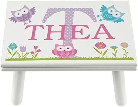 Let’s Make Memories Personalized My Own Name Step Stool - Children’s Step Stool - Sturdy Wood – Non-Toxic Paint, Sealer - Unicorn Design - White - 14’Wx9.25”Lx8.75”H - Ages 3+ 6 Let’s Make Memories Personalized My Own Name Step Stool - Children’s Step Stool - Sturdy Wood – Non-Toxic Paint, Sealer - Unicorn Design - White - 14’Wx9.25”Lx8.75”H - Ages 3+ - Image 6