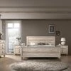 Amerland Contemporary White Wash Finish 6-Piece Bedroom Set,