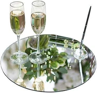 Round Glass Mirror- 10" Home/Centerpiece - 1/4" Thick - Flat Polished 15 Round Glass Mirror- 10" Home/Centerpiece - 1/4" Thick - Flat Polished - Image 15