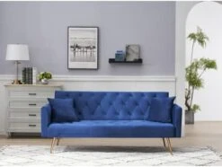 GENERIC KIKAFOK Futon Sofa Bed With 71" Convertible Double Folding Sofa Bed For Living Room (Blue) 8 GENERIC KIKAFOK Futon Sofa Bed With 71" Convertible Double Folding Sofa Bed For Living Room (Blue) -Safavieh Furniture 41pdiy6yhkL. AC