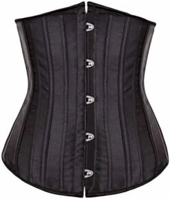 MatureGirl Belt Women's Cutting Corset Satin Trainer Fat Push Waist Burner Up Shapeware Abdominal Compression Thong (Black, L) -Safavieh Furniture 41puAcSF qL. AC 2