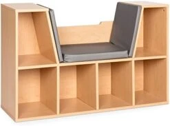 Best Choice Products 6-Cubby Kids Bedroom Storage Organizer, Multi-Purpose Bookcases, Shelf Furniture Decoration W/Cushioned Reading Nook - White 12 Best Choice Products 6-Cubby Kids Bedroom Storage Organizer, Multi-Purpose Bookcases, Shelf Furniture Decoration W/Cushioned Reading Nook - White -Safavieh Furniture 41q6FLgU2iL. AC