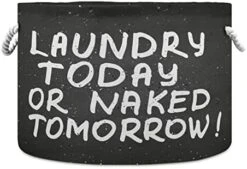 Round Storage Basket, Waterproof Coating Laundry Hamper With Handles, Nursery Bin Organizer For Laundry Room, Home Decor, Baby Toys, Blankets - 20" X 14" -Safavieh Furniture 41qDmNjl8zL. AC