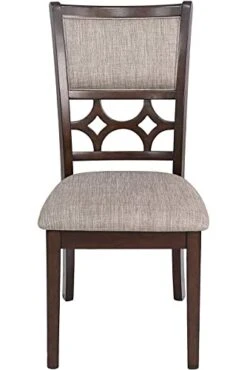 New Classic Furniture Mitchell 5-Piece Dining Set With 1 Table And 4 Chairs, Brown Cherry -Safavieh Furniture 41qHi6BxvTL