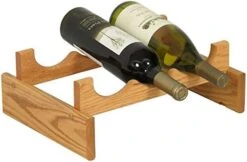 Wooden Mallet 24 Bottle Dakota Display Top Wine Rack, Medium Oak -Safavieh Furniture 41qKN0dNXwL. AC