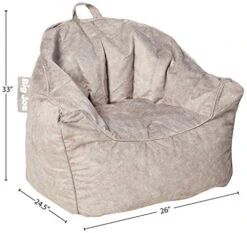 Big Joe Hug Bean Bag Chair, Gray Hyde, 3ft 11 Big Joe Hug Bean Bag Chair, Gray Hyde, 3ft -Safavieh Furniture 41qkWXKynDL