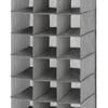 Whitmor, Crosshatch Gray, Hanging Shoe Shelves Closet Organizer, 30 Section