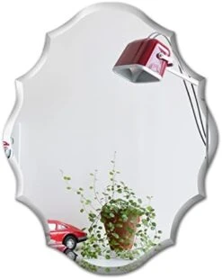 Emma Shaped Frameless Beveled Mirror With Solid Core Wood Backing (22X28) 7 Emma Shaped Frameless Beveled Mirror With Solid Core Wood Backing (22X28) -Safavieh Furniture 41qtPWyvPL. AC