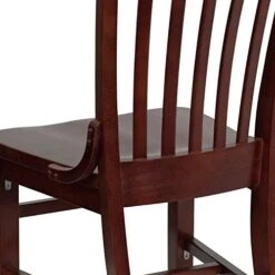 EMMA + OLIVER School House Back Mahogany Wood Chair -Safavieh Furniture 41r0IhWX45L