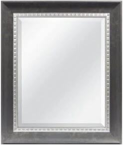 MCS 16x20 Inch Sloped Mirror, 21.5x25.5 Inch Overall Size, Silver (20562) -Safavieh Furniture 41rEGWpe1yL. AC