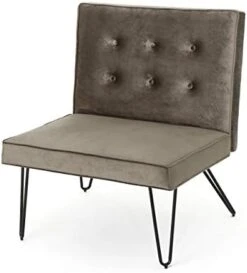 Christopher Knight Home Darrow Velvet Modern Armless Chair, Berry -Safavieh Furniture 41reJog0L. AC