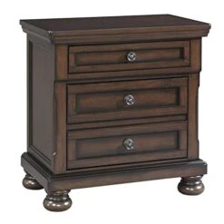 Picket House Furnishings Kingsley Nightstand With USB In Walnut