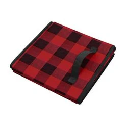 Sweet Jojo Designs Red And Black Buffalo Plaid Check Boy Small Fabric Toy Bin Storage Box Chest For Baby Nursery Or Kids Room - Woodland Rustic Country Farmhouse Lumberjack Check -Safavieh Furniture 41s4vEfrqlL