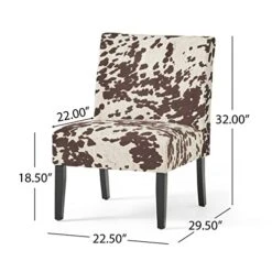 Christopher Knight Home Kassi Fabric Dining Chair, Milk Cow -Safavieh Furniture 41s5hHJIYlL
