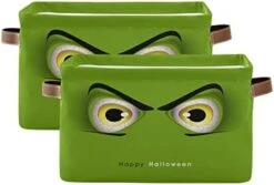 Pumpkin Cake Candy Halloween Toy Basket Canvas Collapsible Box Chest Organizer For Edroom Closet Kid's Toys Laundry 1 Pieces -Safavieh Furniture 41sPO5UqQWL. AC