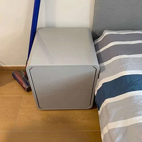 Nightstand Wood Bedside Table Modern Minimalist Storage Cabinet Living Room Bedroom Bedside Shelf Small Cabinet Bedside Table 2 Drawers (light Gray) End Table For Bedroom, Living Room, College Dorm ( 6 Nightstand Wood Bedside Table Modern Minimalist Storage Cabinet Living Room Bedroom Bedside Shelf Small Cabinet Bedside Table 2 Drawers (light Gray) End Table For Bedroom, Living Room, College Dorm ( - Image 6