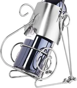 BRUBAKER Wine Bottle Holder Cat - Metal Sculpture - Wine Rack Decor - Tabletop - With Greeting Card 11 BRUBAKER Wine Bottle Holder Cat - Metal Sculpture - Wine Rack Decor - Tabletop - With Greeting Card -Safavieh Furniture 41teVp08PuL