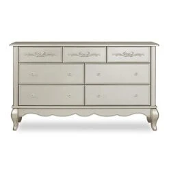 Evolur Aurora 7 Drawer Double Dresser, Ivory Lace, 54x20.3x34 Inch (Pack Of 1) -Safavieh Furniture 41tm5T5v6VL