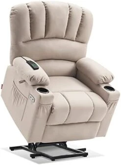 MCombo Electric Power Lift Recliner Chair Sofa With Massage And Heat For Elderly, Extended Footrest, Hand Remote Control, Cup Holders, USB Ports, 2 Side Pockets, Fabric 7095 15 MCombo Electric Power Lift Recliner Chair Sofa With Massage And Heat For Elderly, Extended Footrest, Hand Remote Control, Cup Holders, USB Ports, 2 Side Pockets, Fabric 7095 -Safavieh Furniture 41tq2FFVIWL. AC