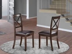 East West Furniture WHI-W Dining Chairs, BOC-BLK-W 12 East West Furniture WHI-W Dining Chairs, BOC-BLK-W -Safavieh Furniture 41ts2TCFf5L. AC
