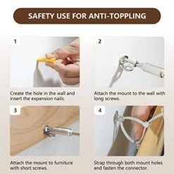 COSIEST Sideboard Buffet Cabinet, MDF Storage Cabinet With Mirrored Doors And Adjustable Shelf, Kitchen Cupboard Console Table With Sliding Doors For Dining Room, Hallway, Living Room, White -Safavieh Furniture 41u9JO6vuUL